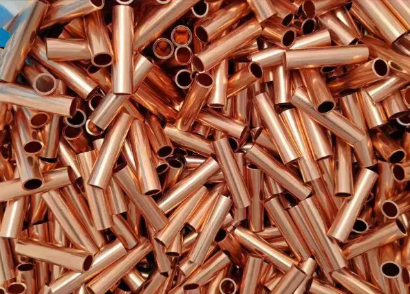 T2 Red Copper Tubing Soft Coil 2-10mm OD Round Pipe for Refrigerators Air Conditioners