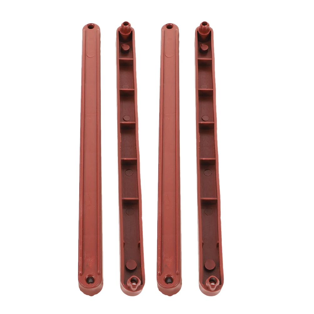 2 Satz 235 mm Rutschen, 2 Sätze seitlich montierte Schubladenführungsschiene, glatt unter der Schublade, Gleiter für Ersatzteile für Kleiderschrank und Schrank