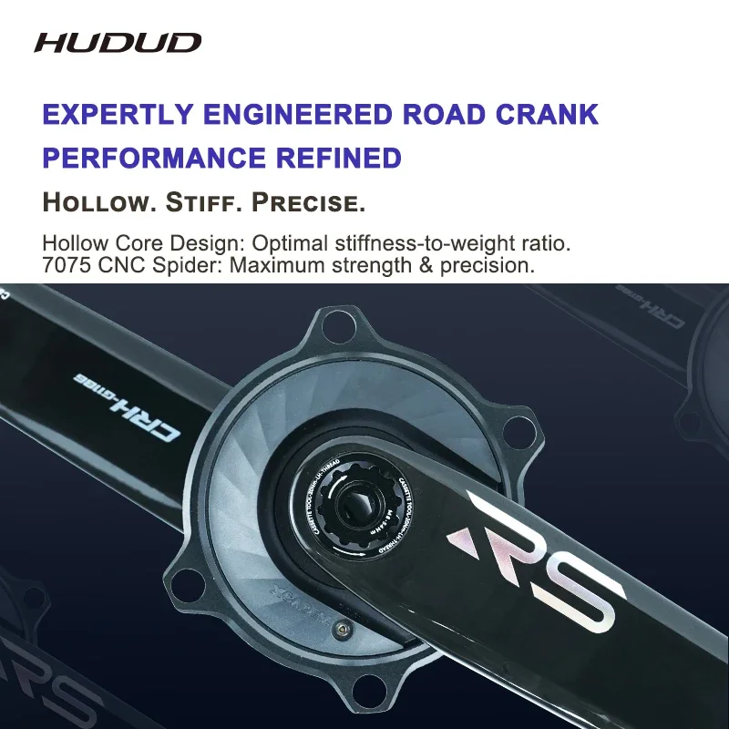 Road Bicycl/MTB Bike Carbon Crankset 165mm-172.5mm Length DUB 29mm Aluminum Alloy Spindle For 110BCD