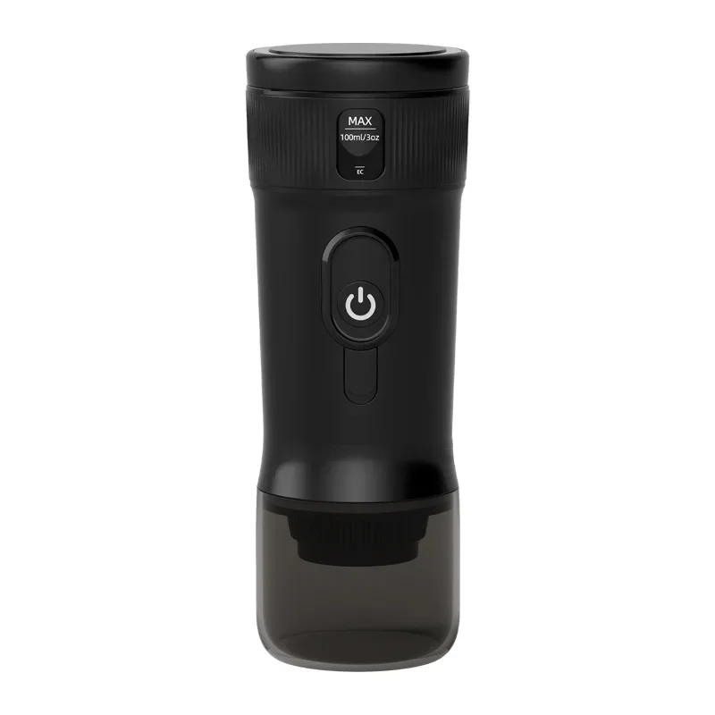 

Portable coffee machine, rechargeable, heated, fully automatic, espresso capsules