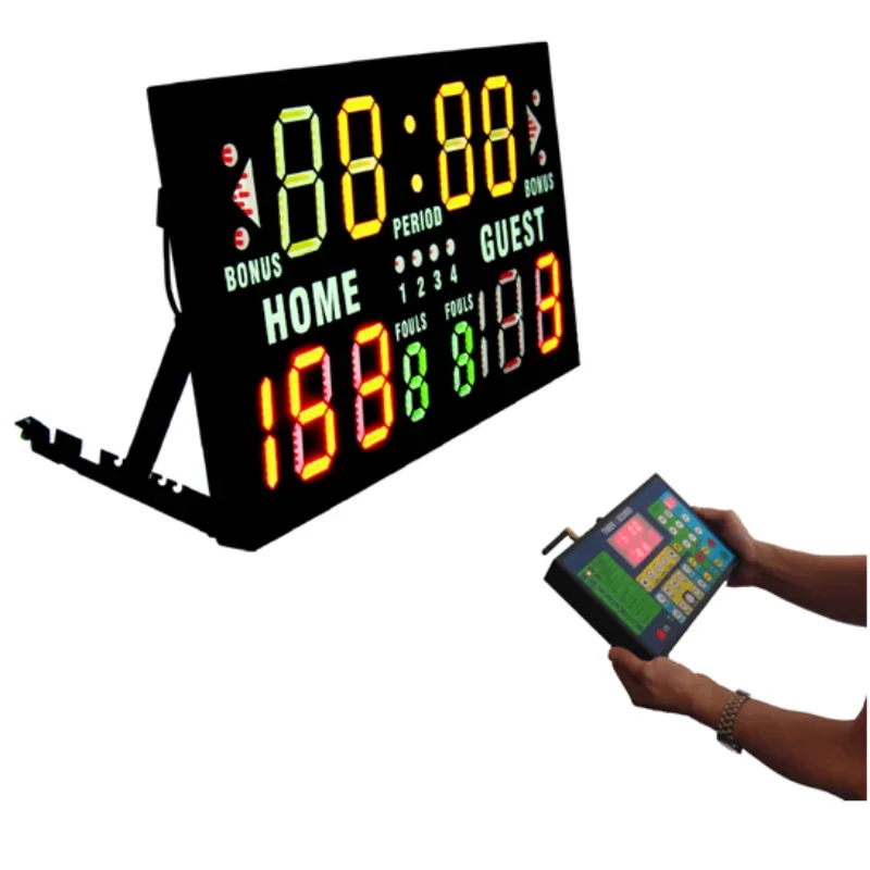 

Led Basketball Portable Electronic Scoreboard Led Score Board Basketball Digital Scoreboard Wireless Basketball Scoreboard Sport