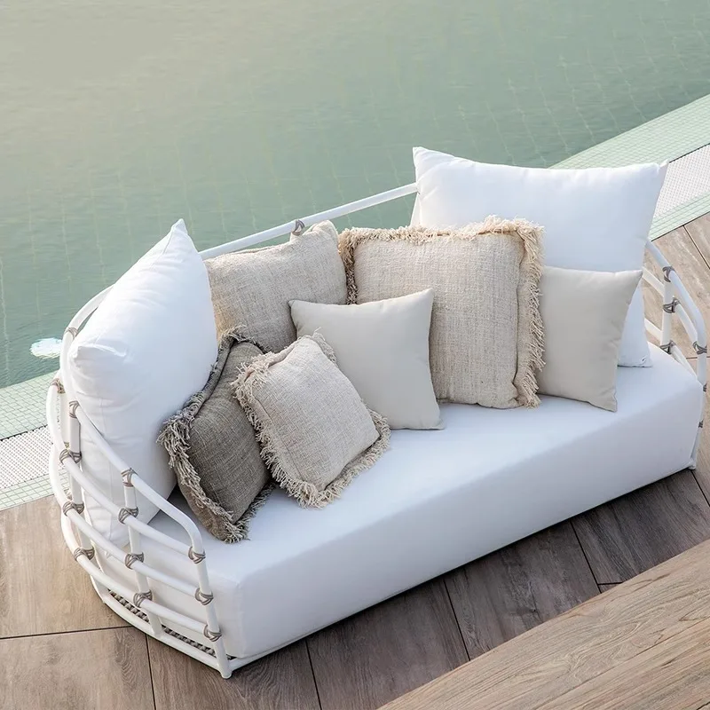Outdoor sofa courtyard garden creative villa terrace model room leisure resort sea view room furniture combination