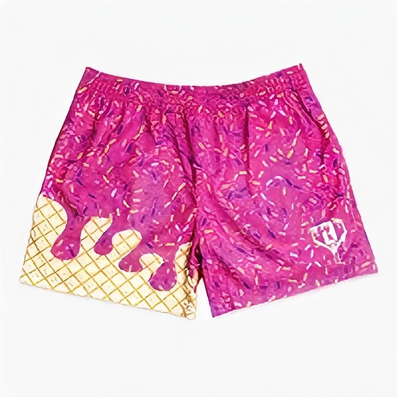 

Baseball Lifestyle 101 Men's Mesh Shorts with Side Pockets and Elastic Waist, 5 in Inseam