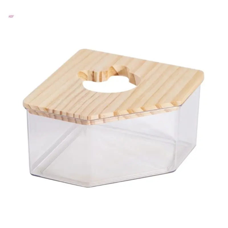 Hamster Sand Bathroom Small Pet Sand Bath House Training Toilet Pet Sand Bathroom Shower Room Pet Anti-Spill Bathtub Box