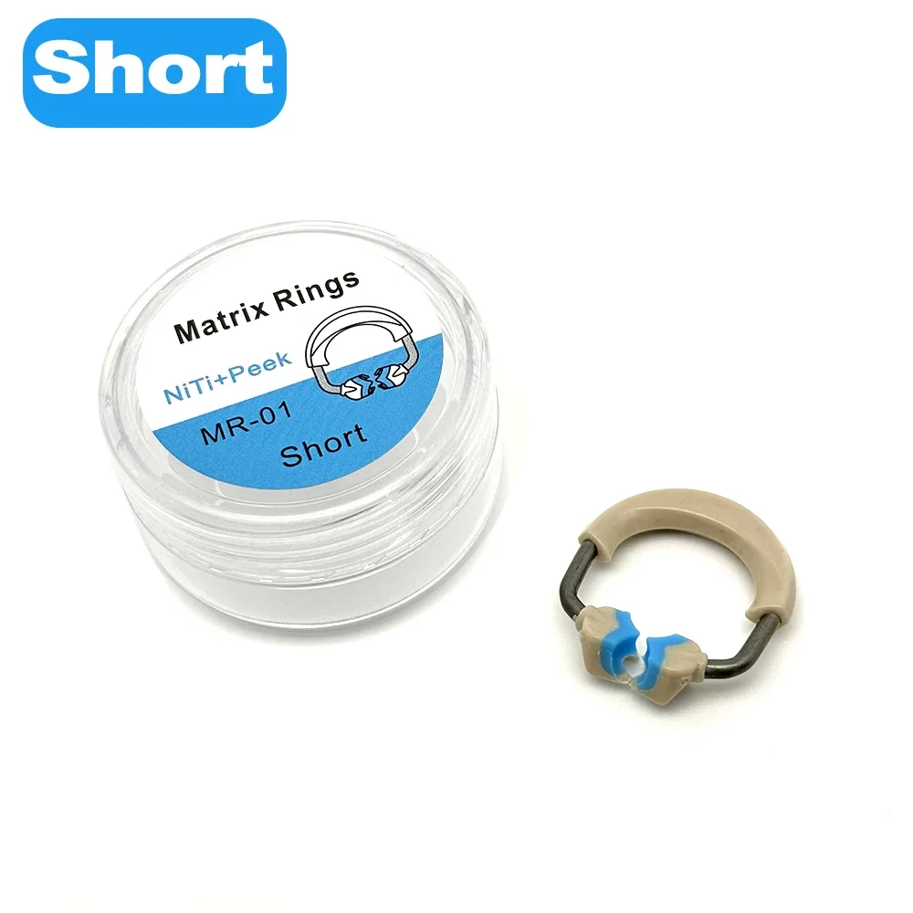 Tandheelkundige Matrix Bands NITI Metalen Matrices Klem Ring Sectionele Voorgevormde Matrix Systeem Vastklemmen Tandarts Gereedschap Tandheelkunde Materiaal