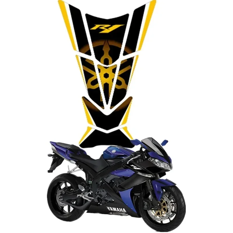 

Для YZF1000 R1YAMAHA R 1 мотоциклетный протектор топливного бака 3D гелевая Наклейка Стикер-1 мотоцикл