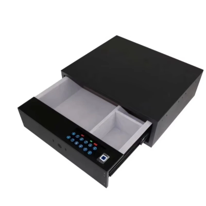 Wardrobe pull-out safe Built-in hidden jewelry Cash safety deposit box Electronic battery and USB charging