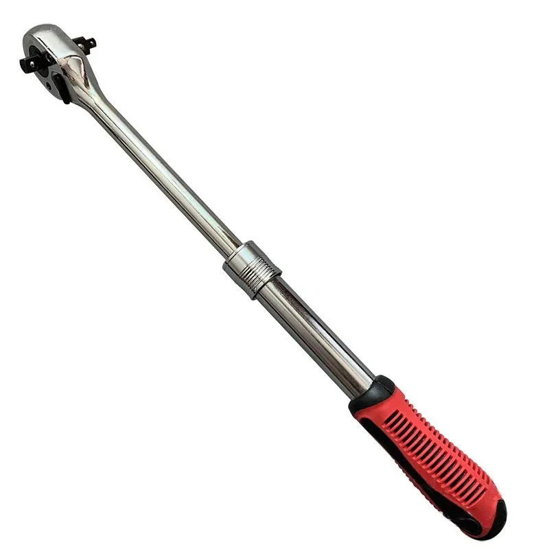 1PC Quick Release Bidirectional Adjustment Maintenance Telescopic Wrench Hand Tools 1/2-3/8-1/4 inch Integrated Ratchet Wrench