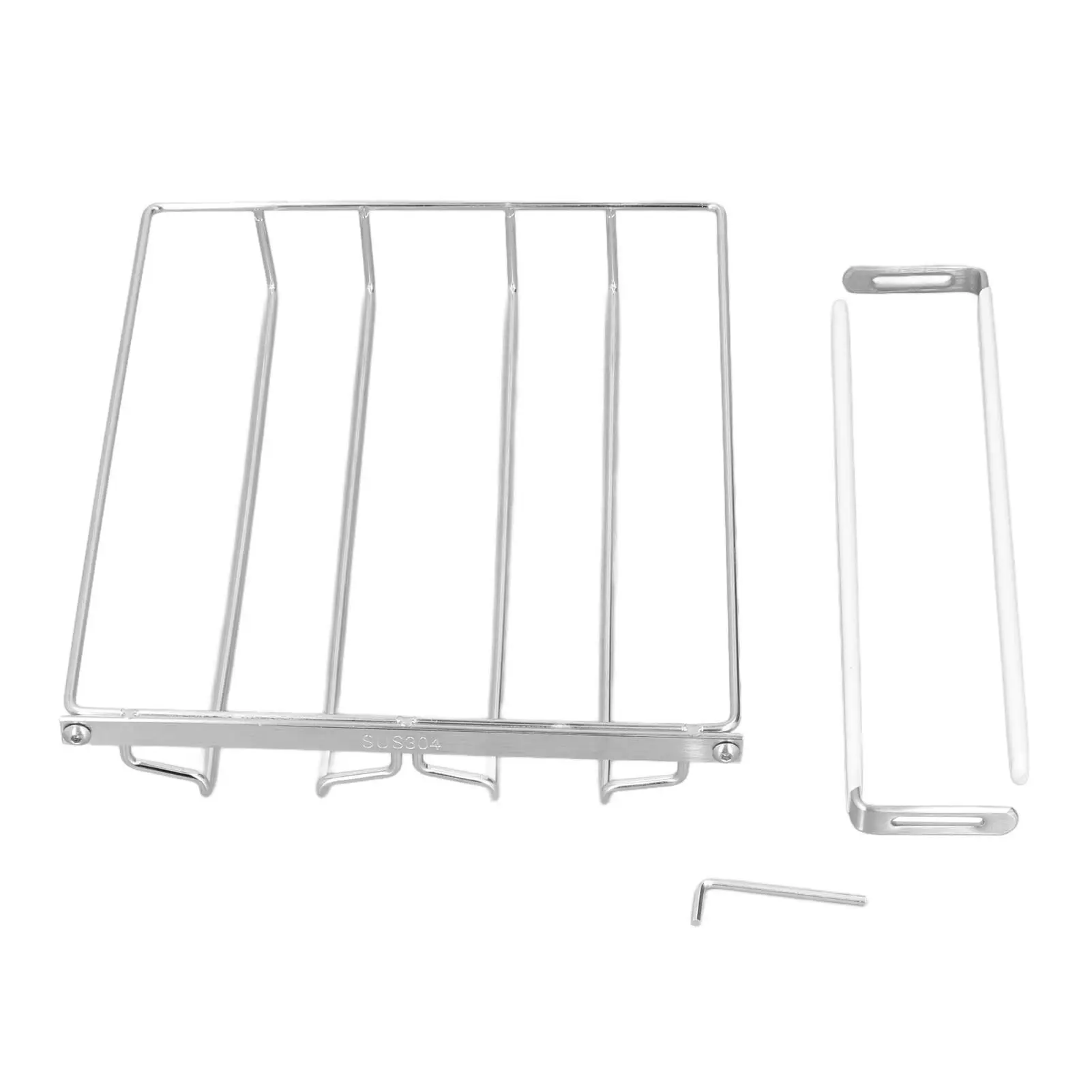 Stainless Steel Wine Glass Organizer for cabinets , for kitchen , for minibar