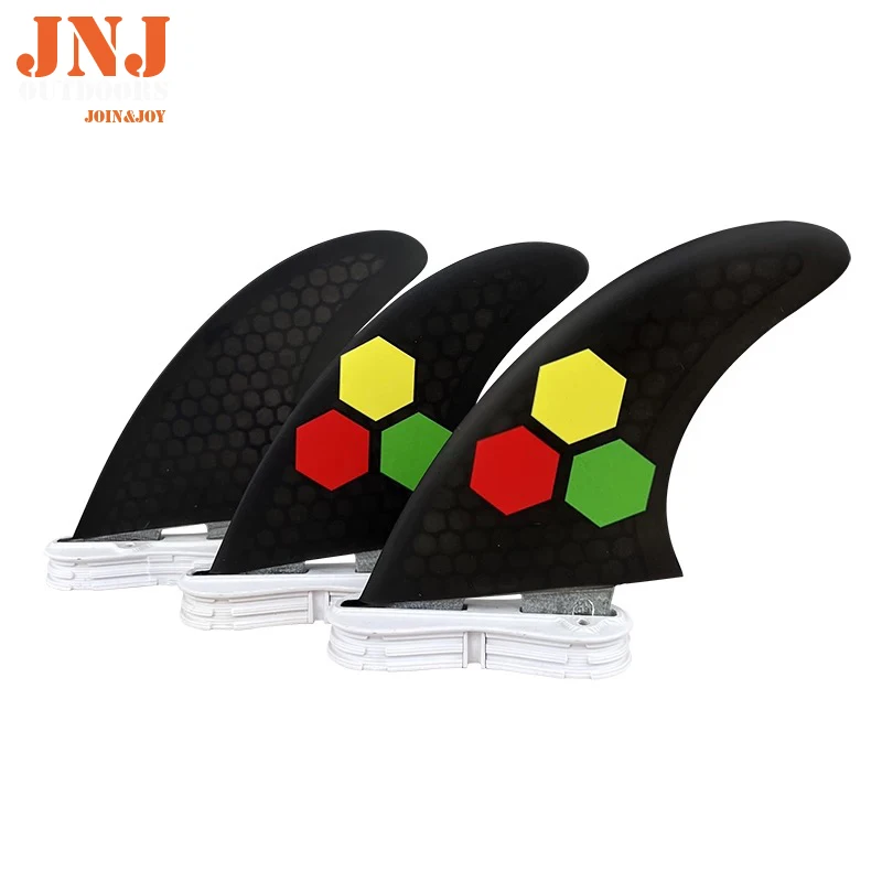 JNJ-FCS II Fiberglass Honeycomb Surfboard Fin AM1 Thruster