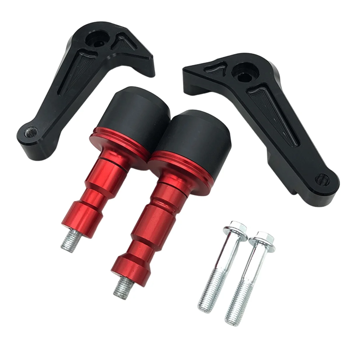 

Motorcycle Aluminium Alloy Falling Protection Frame Slider Crash Pad Protector for YAMAHA YZF-R6 2017-2022 Red