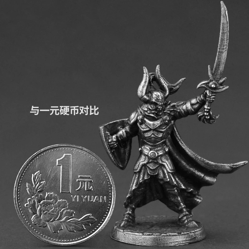 Metal Adventurers' Association Soldier Actiefiguren Model Eindproduct Bordspel Miniatuur Ornament Accessoires Model