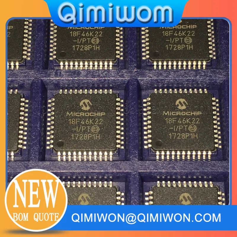 

10PCS/LOT PIC18F46K22-I/PT PIC18F46K22 -I/PT TQFP44