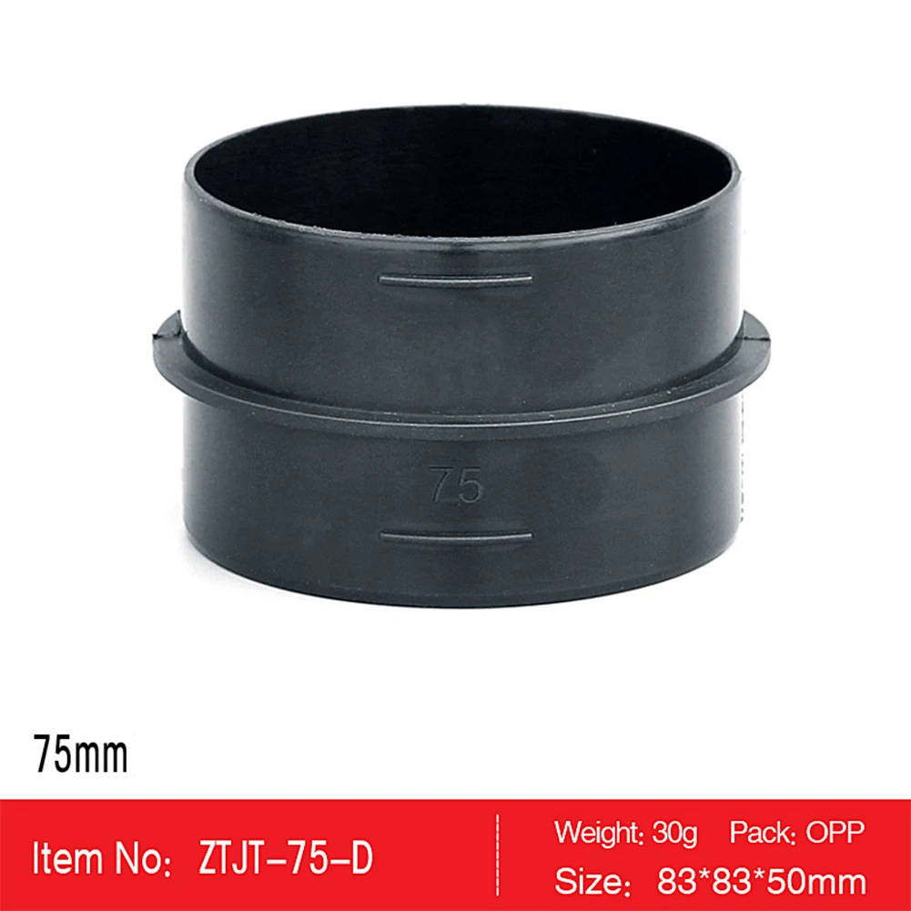 Parts Duct Joiner Connector Pipe 75mm Accessories Black Ducting For Eberspacher Plastic 221000010006 Practical