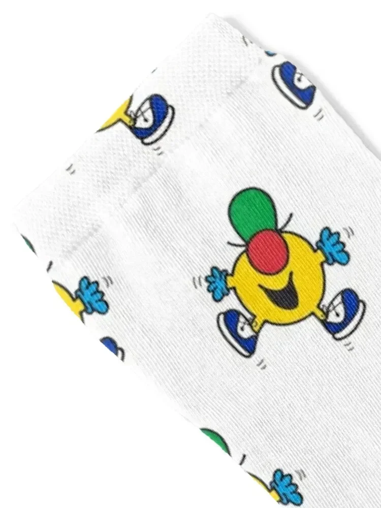 Mr. Men Mr. Nonsense Happy Funny For Kids Socks Sports colored new year new in's Men Socks Women's