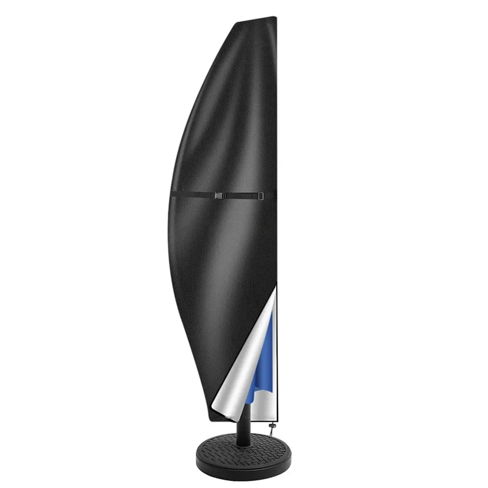 ร่มลาน Parasol พร้อมซิปบังแดดกลางแจ้งร่ม Cantilever Parasol Rain Cover สําหรับร่มกลางแจ้ง