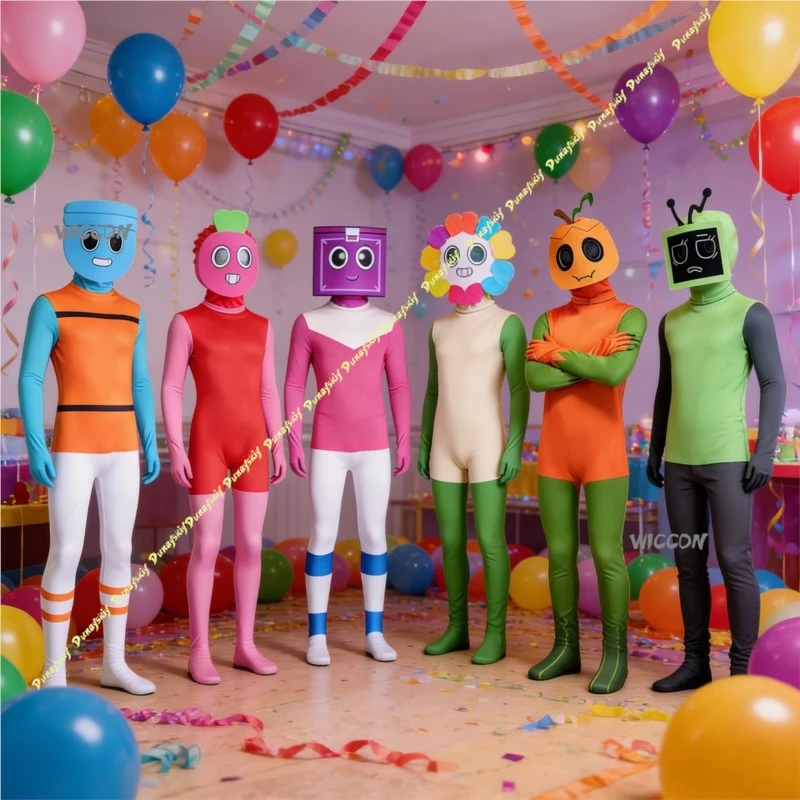 

Cosplay Costumes Game Suit Onesie Cute 110CM-150CM Green Vee Clothe Dandy Stage Performance Gift Birthday Halloween Colorful Set