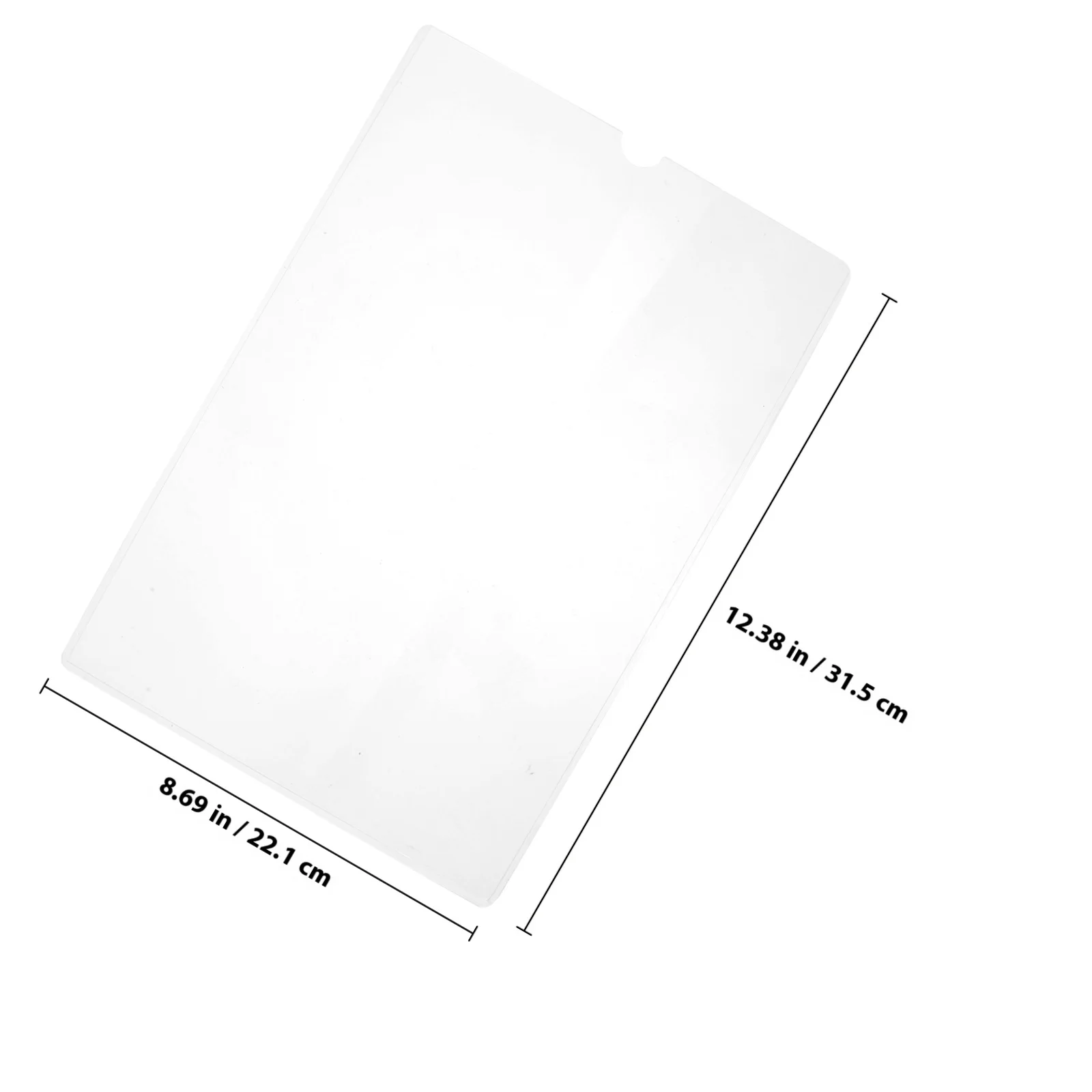 14Pcs PVC Document Folders File Bags Vertical Style Clear Paper Storage Practical for Office Study Use