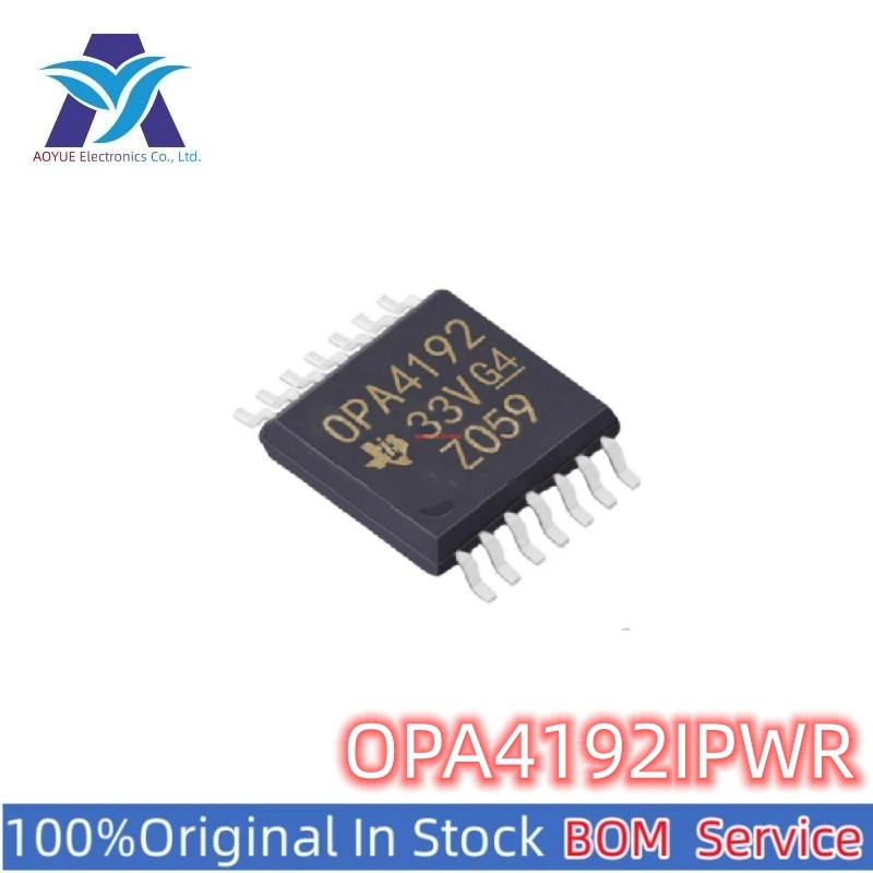 New Original Stock IC Electronic Components   OPA4192IPWR    IC MCU One Stop BOM Service