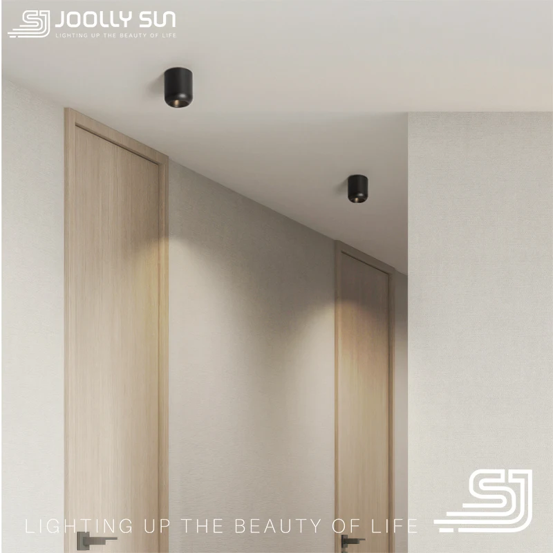 JoollySun-foco de luz LED empotrable, foco antideslumbrante para decoración del hogar, lámpara de techo moderna para pasillo