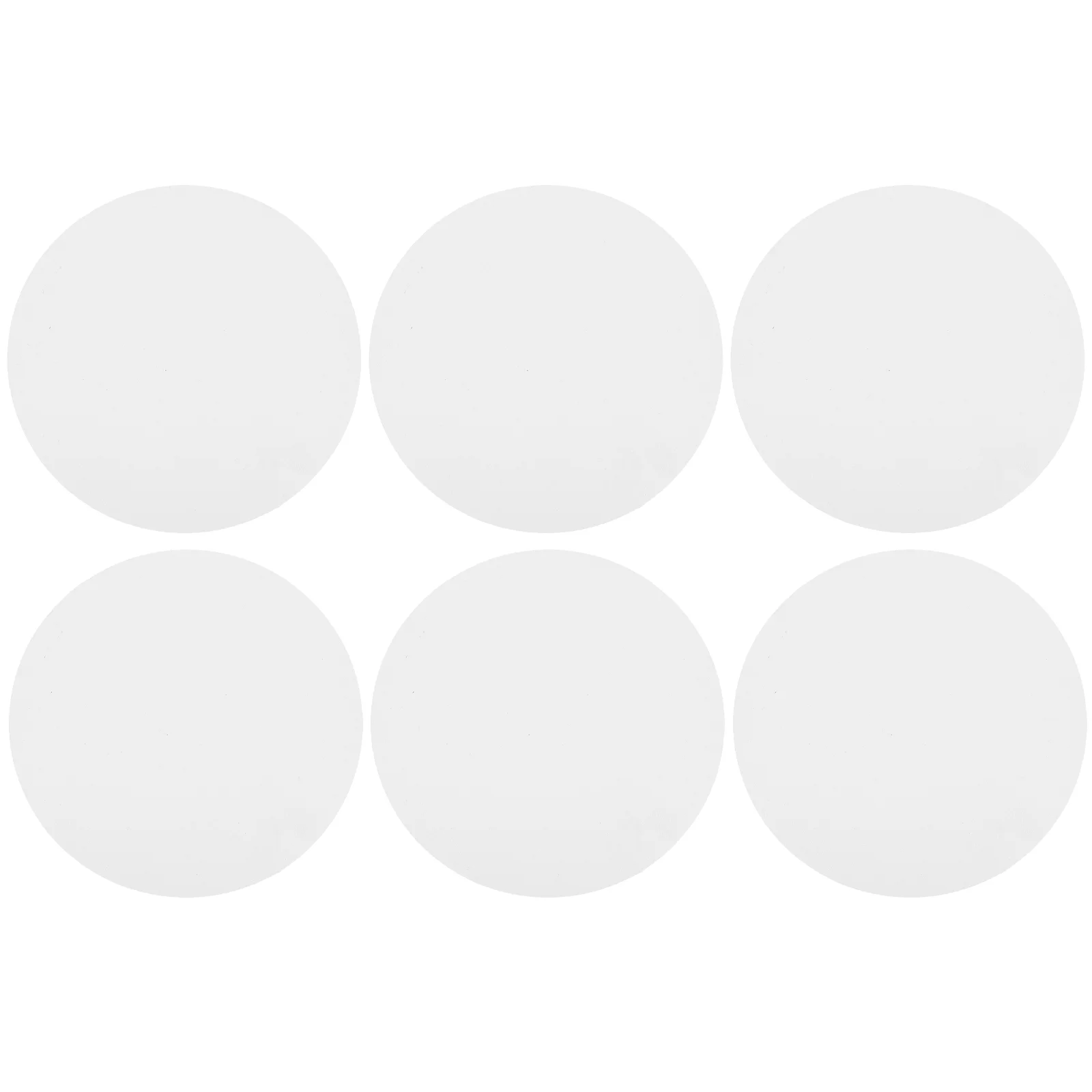 6 PCS Hexagon Oil Painting Board Child Drawing Circle Canvas Frame Artist Boards