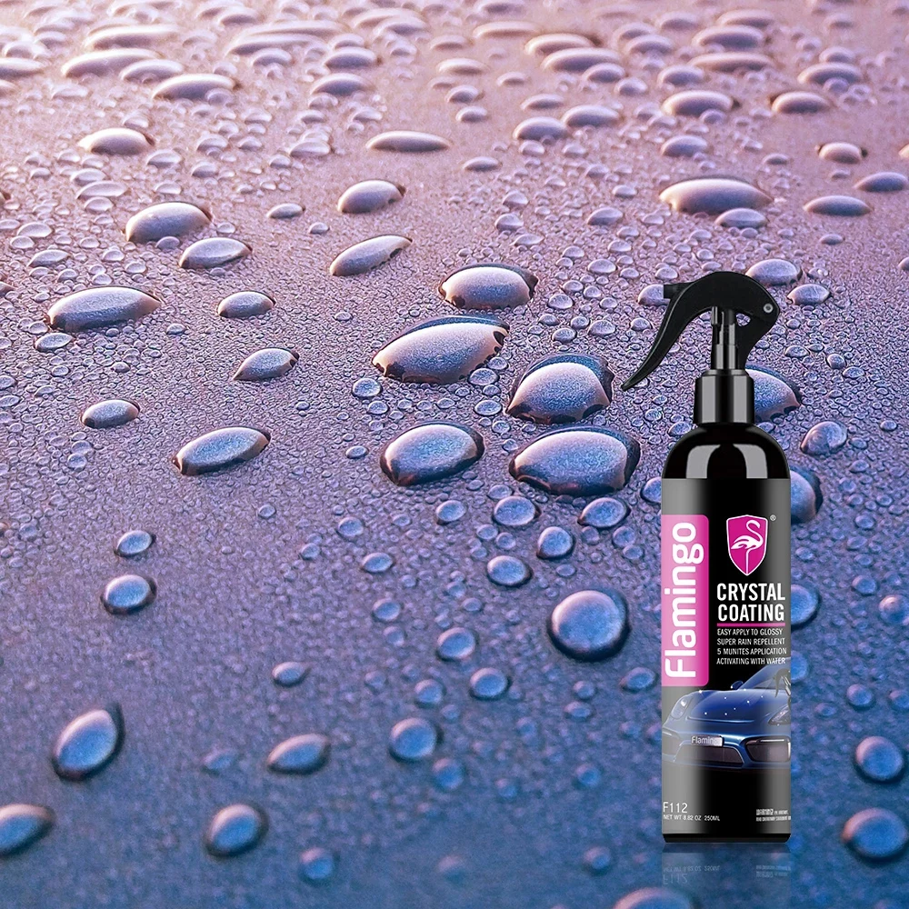 Flamingo F112 Ceramic Coating For Auto Paint 250ml Spray Paint Care Wax Hydrophobic Scratch Remover High Protection Liquid