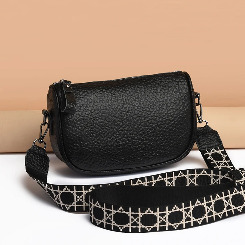 

2024 Female Handbag High Quality Soft Genuine Leather Shoulder Crossbody Bag For Women Purses and Handbag Fashion Designer