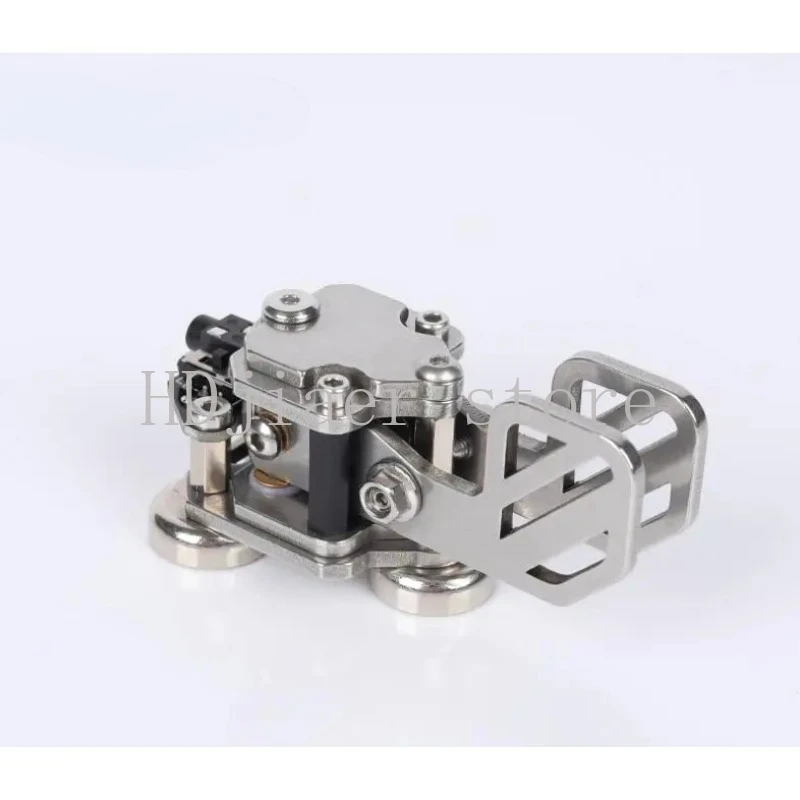 Stainless Steel Portable HF Shortwave Hand Key - Automatic CW Morse Code, Magnetic for Amateur Radio Telegraph