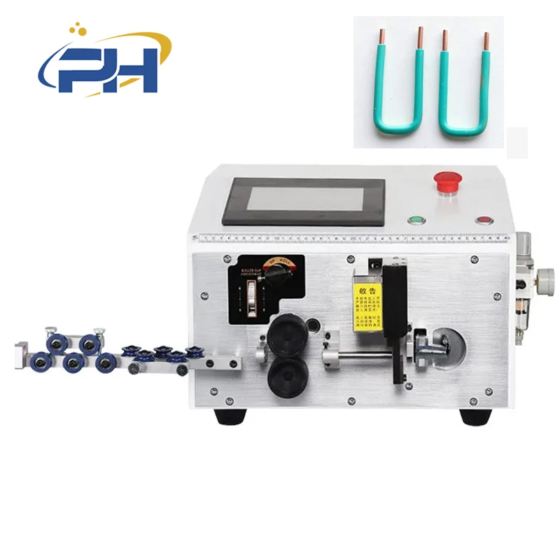 Full Automatic Wire Cutting Bending Machine 2D Wire Cutting And Bending Device Cable Stripping Bending Machine