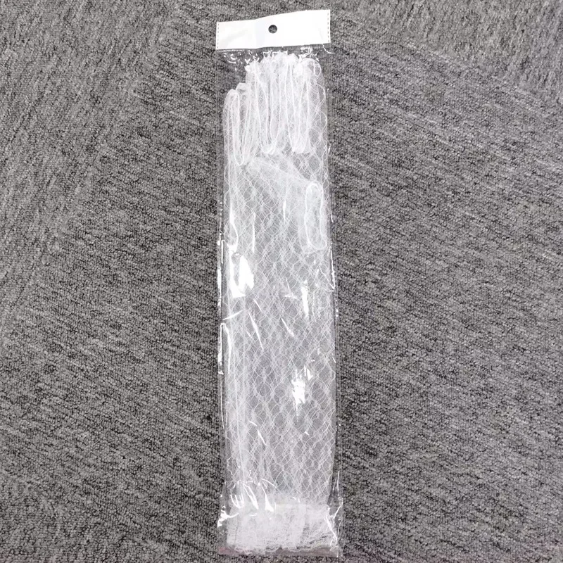 

Белые кружевные перчатки с блестками, длинные, для чаепитий, оперных представлений, свадебные аксессуары для женщин