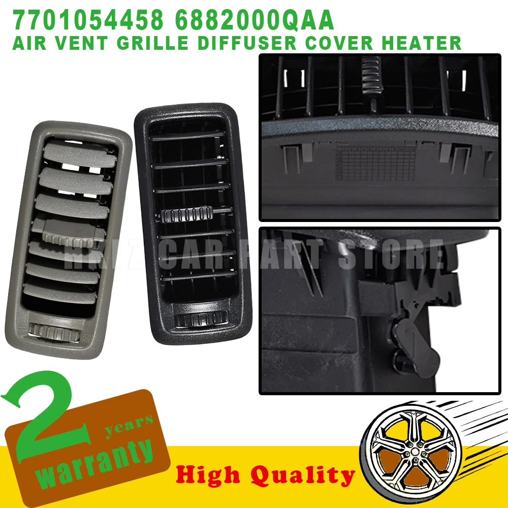 For Opel/Vauxhall Vivaro Renault Trafic MK2 New Black/Gray Air Vent Grille Diffuser Cover Heater Car Accessories OEM 7701054458