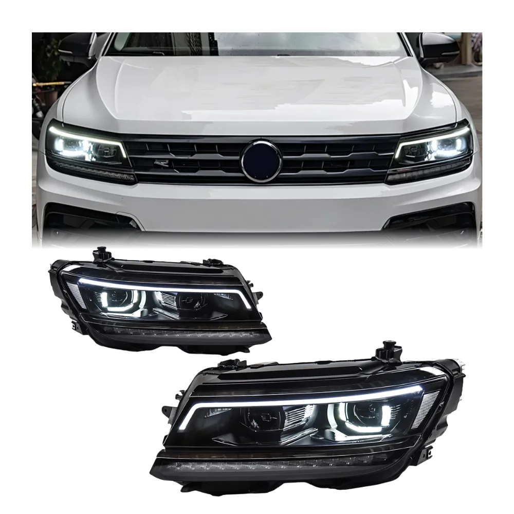 

Tiguan L 2016-2021 DRL LED Upgrade Headlight Turn Signal Head Lamp Modified Assembly Signal Auto Accessories for VW