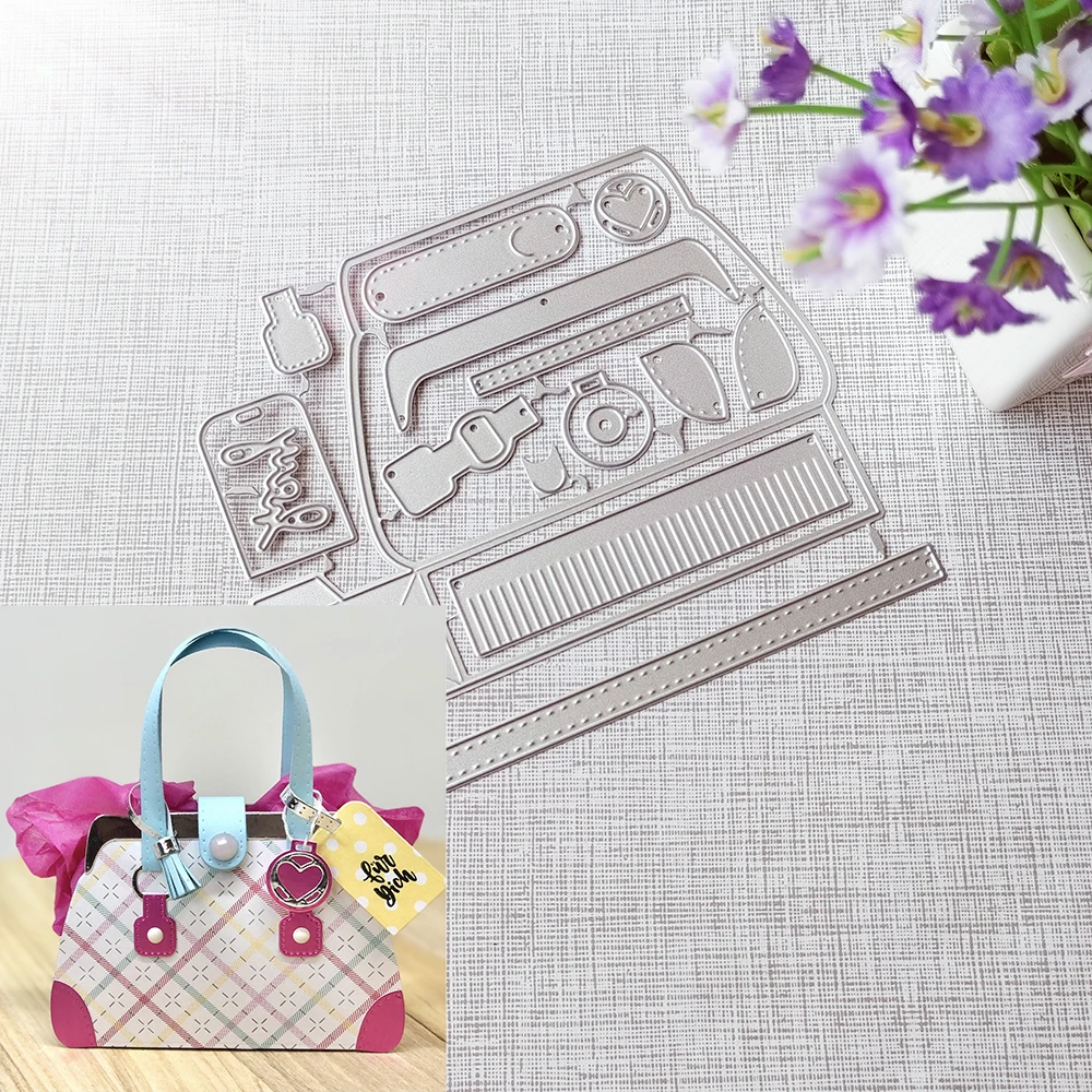 New and beautiful bags, handbags cutting dies scrapbook decoration embossed photo album decoration card making DIY crafts