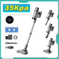 Proscenic P11 Mopping Cordless Vacuum Cleaner, 35Kpa Suction, 0.65L Dustbin, 5-Stage Filtration System, 2000Mah Battery