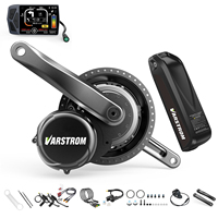 Varstrom x Tongsheng 250W 500W 750W 1000W TSDZ2B TSDZ8 Ebike kit 36V 48V Engine Torque Sensor Mid Motor Ebike Lithium Battery