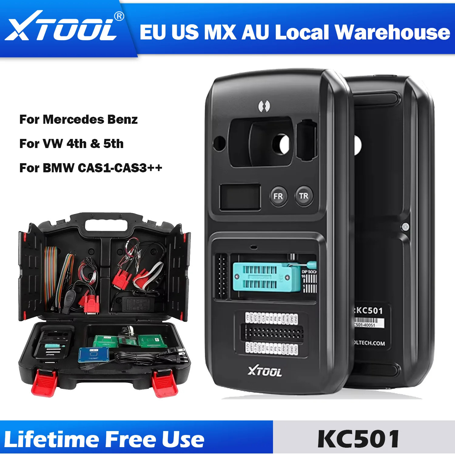 XTOOL KC501 Professional Car Key Programmer Works With XTOOL X100 PAD3 X100MAX Auto Key Programming Tools All Key Lost