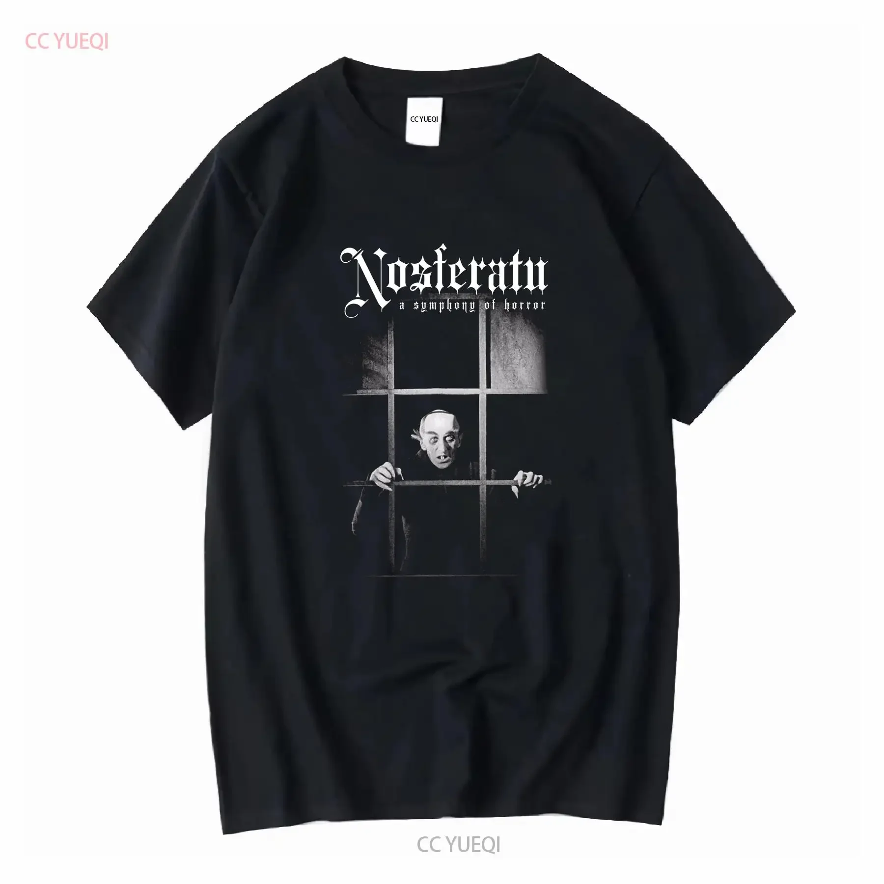 Camiseta NOSFERATU A Symphony of Horror F W Murnau Bram Stoker película Conde Orlok Vampiro manga larga o corta vintage lavado