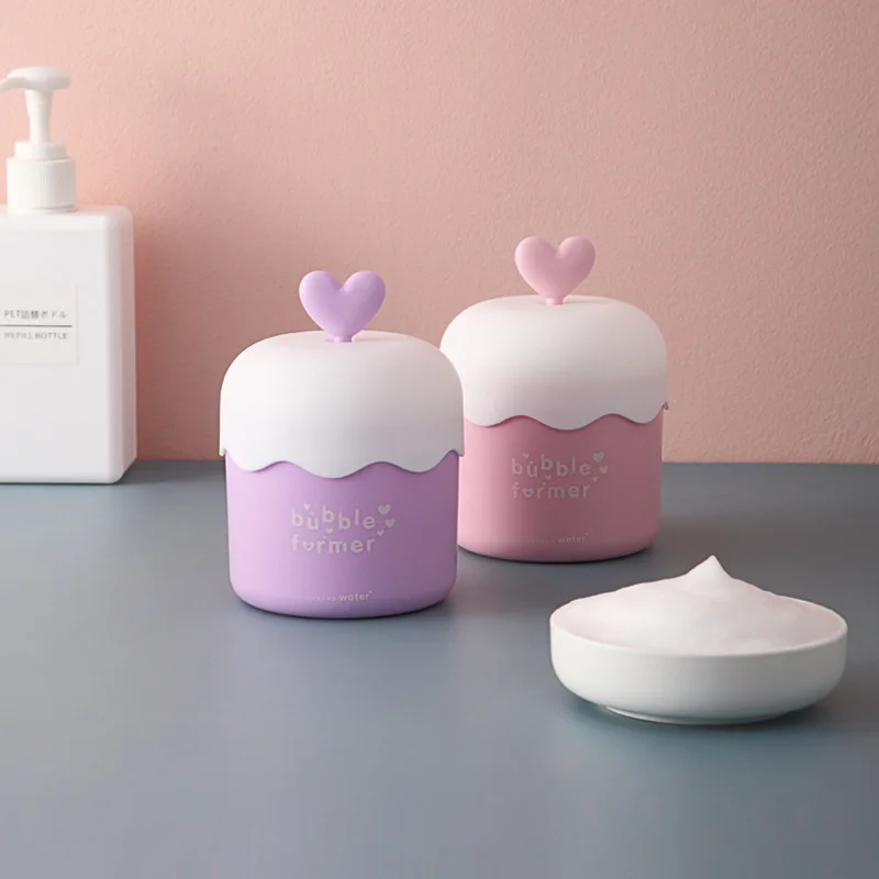 โฟม Maker Bubble Skin Care Beauty ทําความสะอาดใบหน้าโฟมอุปกรณ์ถ้วยขวด Cleanser แต่งหน้า Remover เครื่องมือ