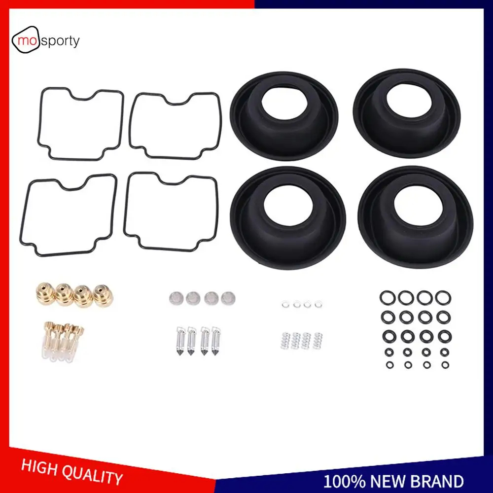 Motorcycle Carburetor Repair Kit with Plunger Diaphragm Float Needle Gasket Parts for Yamaha FZS1000 Fazer FZ-1 2001-2005