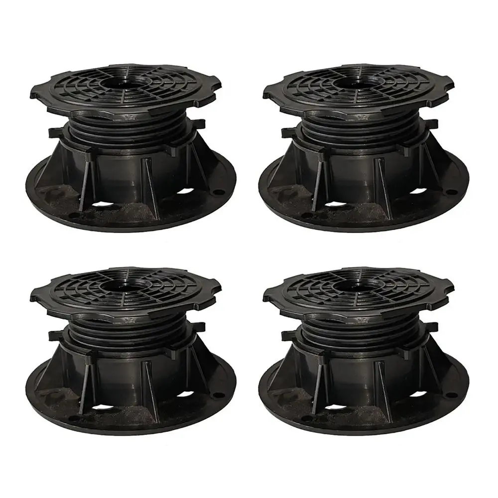 1/2Pcs Height Adjustable Decking Support Pedestal Set Slab Bearing Eliminate Slope Difference Deck Support Base Terrace Bearing