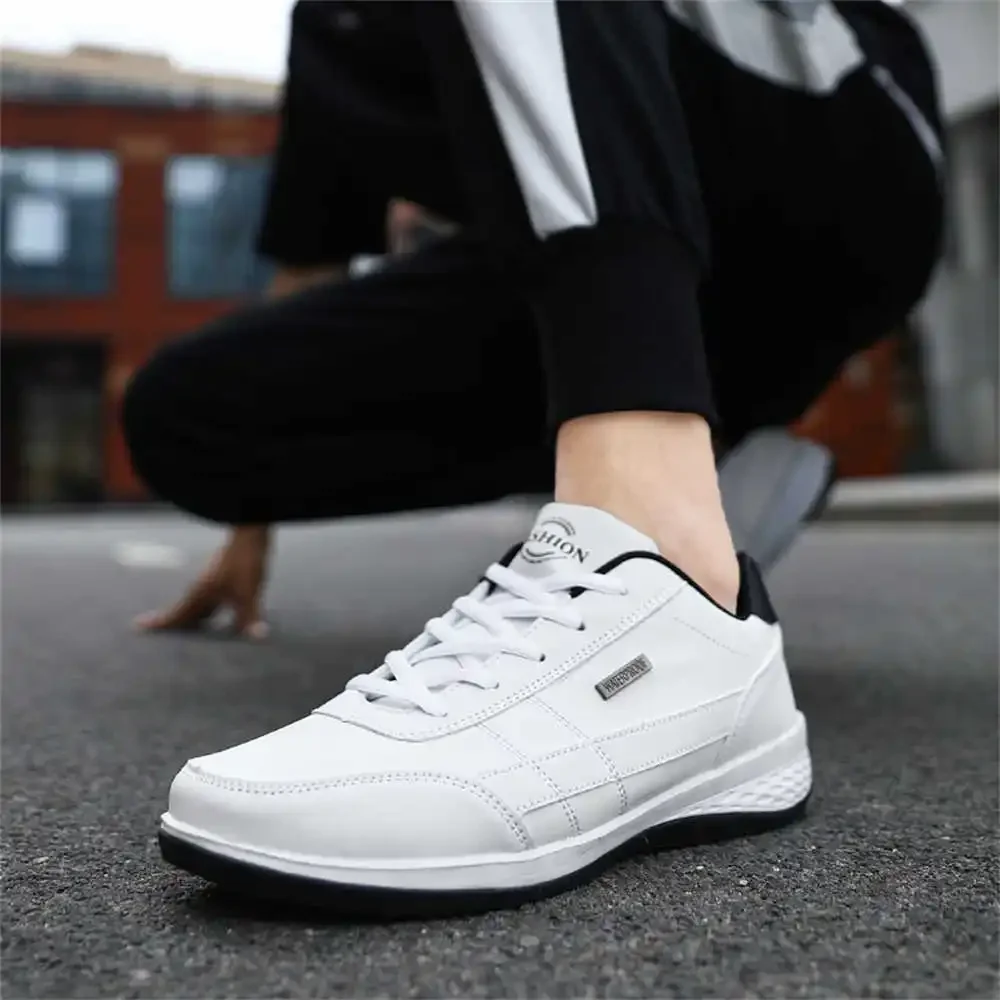 41-42 Plus Size Sneakers Man 2024 Casual Silver Boot Golf Shoes For Men 2024 Sport Different Kawaiis Special Use Sporty Pie