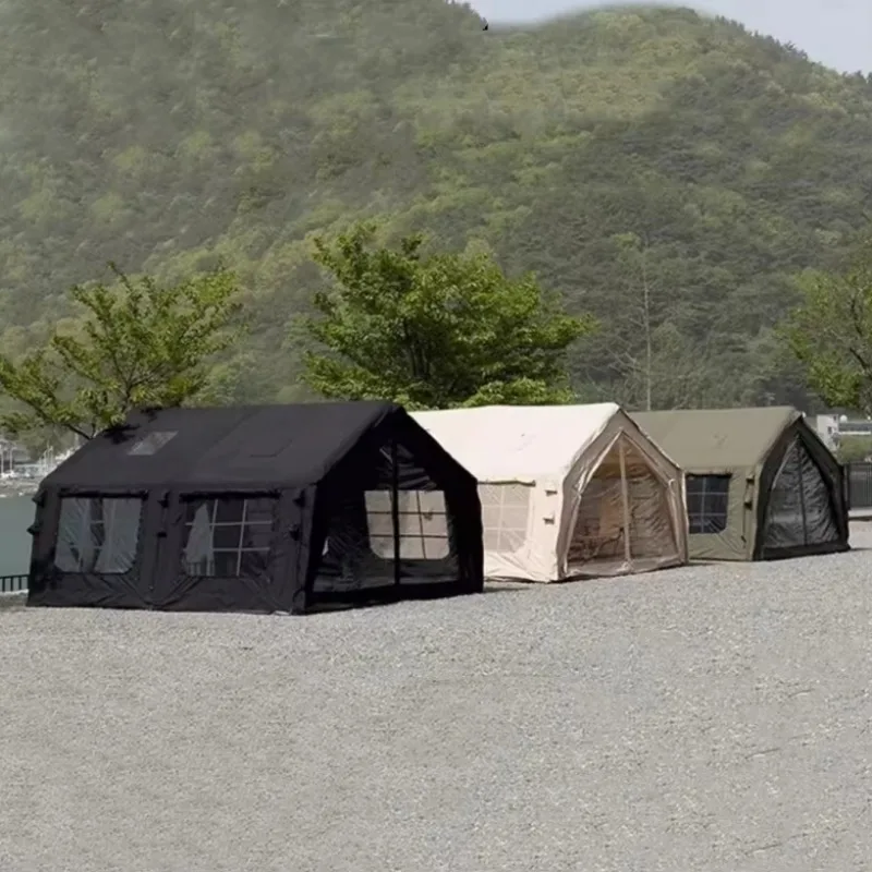 2026 In Stock Colors 17.2 Luxury Large Inflatable Family Tent With Two Rooms