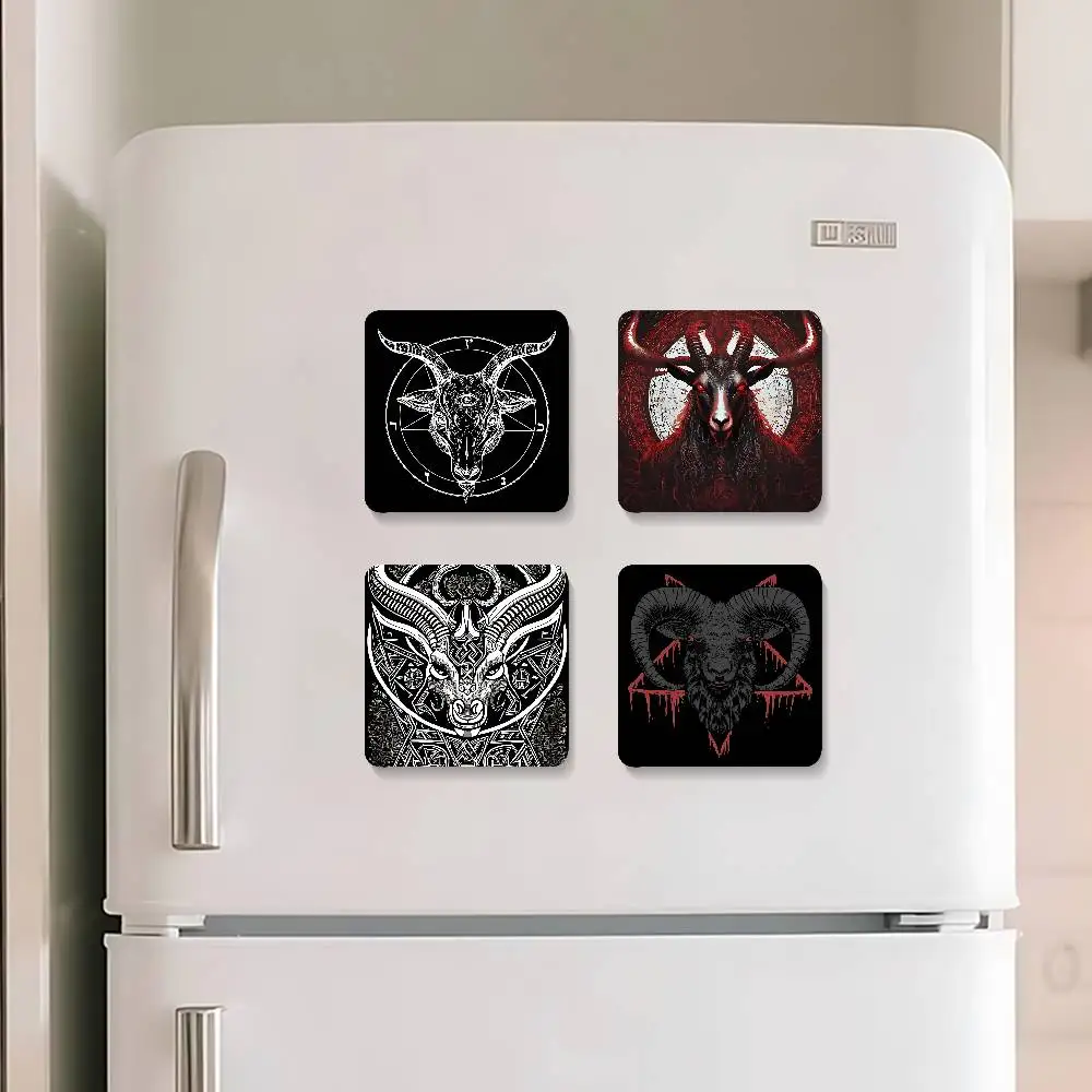 الشيطان الماعز الشيطان مغناطيس الثلاجة ملصقات مغناطيسية إبداعية مخصصة مع المغناطيس #4