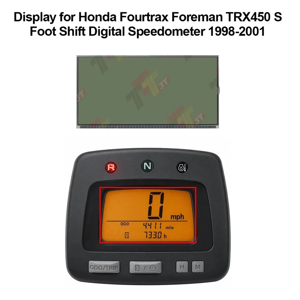 

Display for Honda Fourtrax Foreman TRX450 S Foot Shift Digital Speedometer 98-01