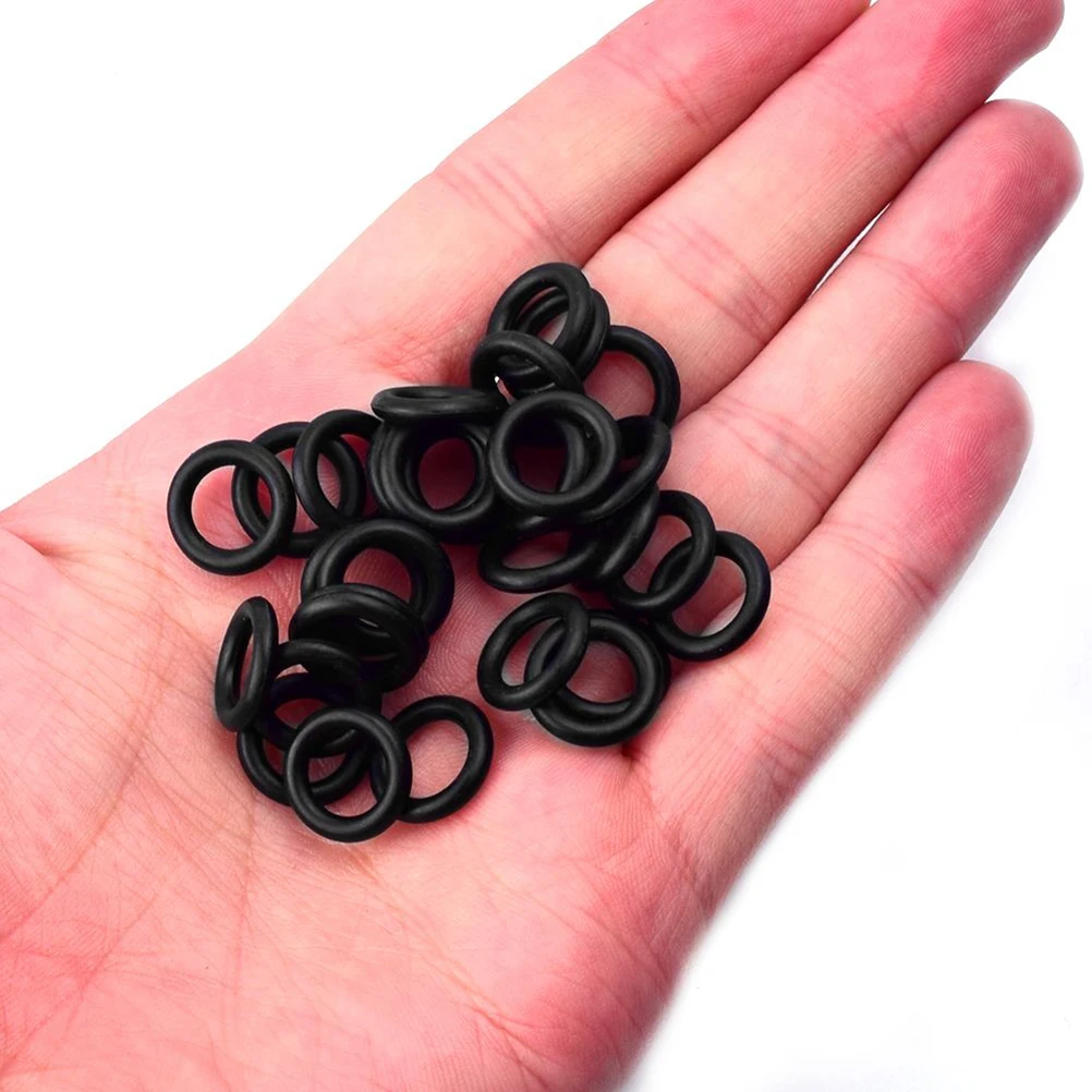 

100Pcs Machine Rubber Grommets Shock Absorption Durable Rings Fit Needle Loop Armature Bar Coil Supply Grommets