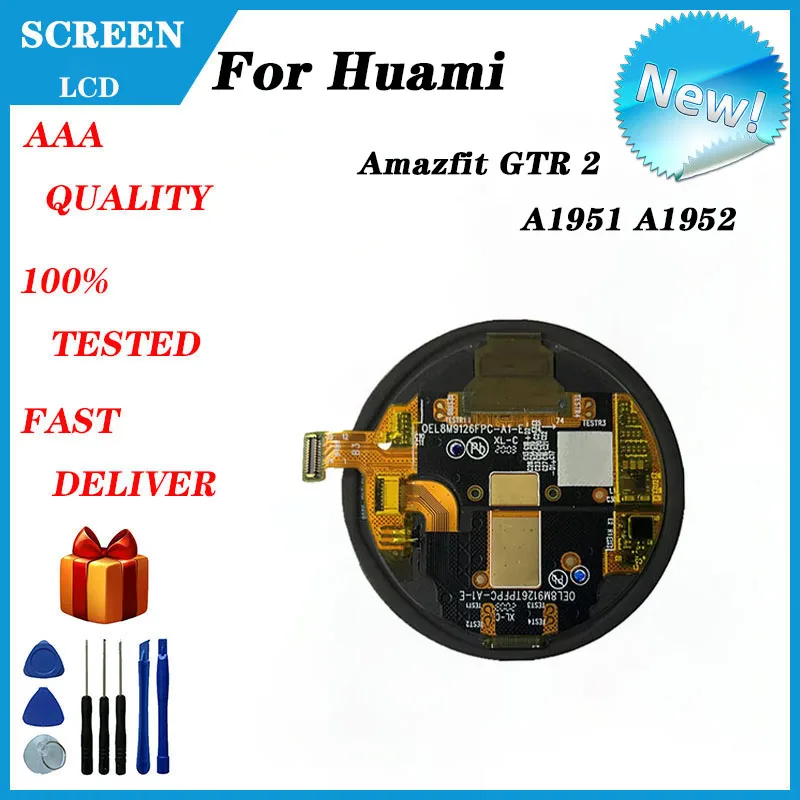 Voor Huami Amazfit Gtr 2 A1951 A1952 Lcd + Touchscreen Digitizer Amoled Display