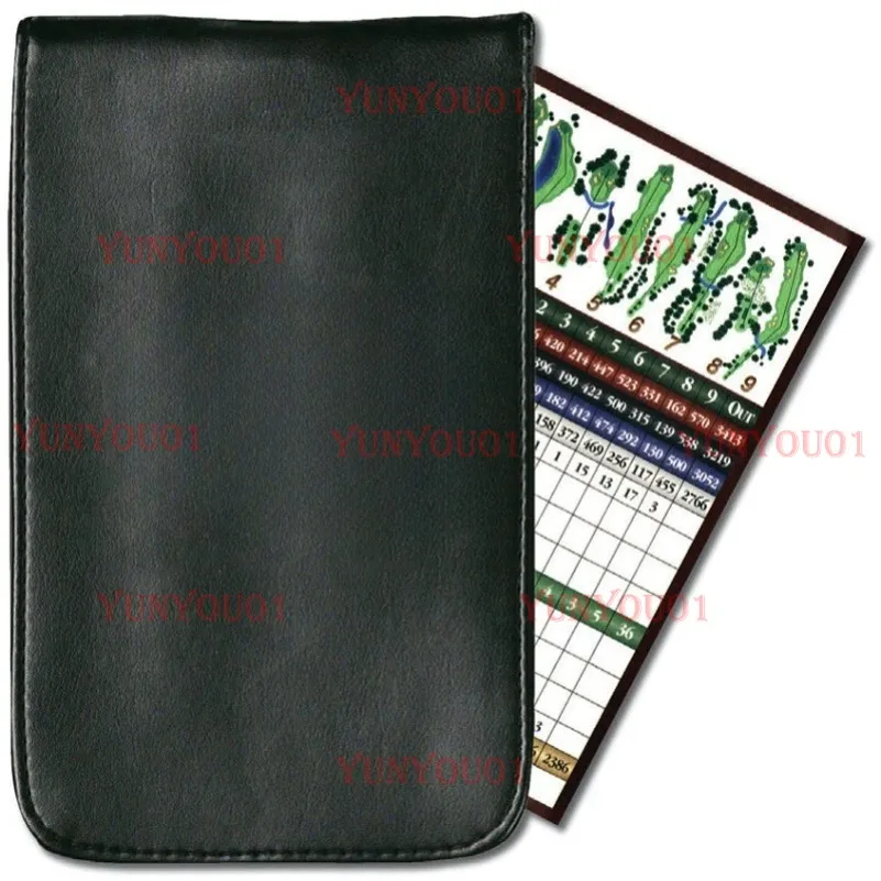 

Scorebook, Black Leather Scorebook, End Products, Built-in Pencil Holder, Back Bag To Pick Up