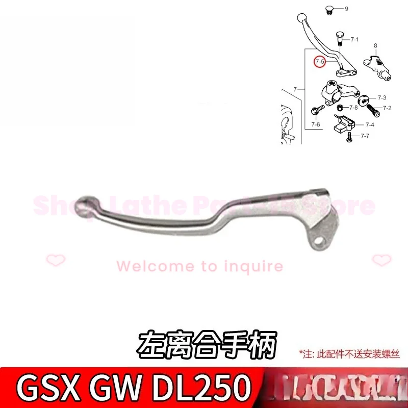 For Suzuki GSX250 GW250 DL250 DR TR300 Motorcycle Left Clutch Right Front Disc Brake  Levers