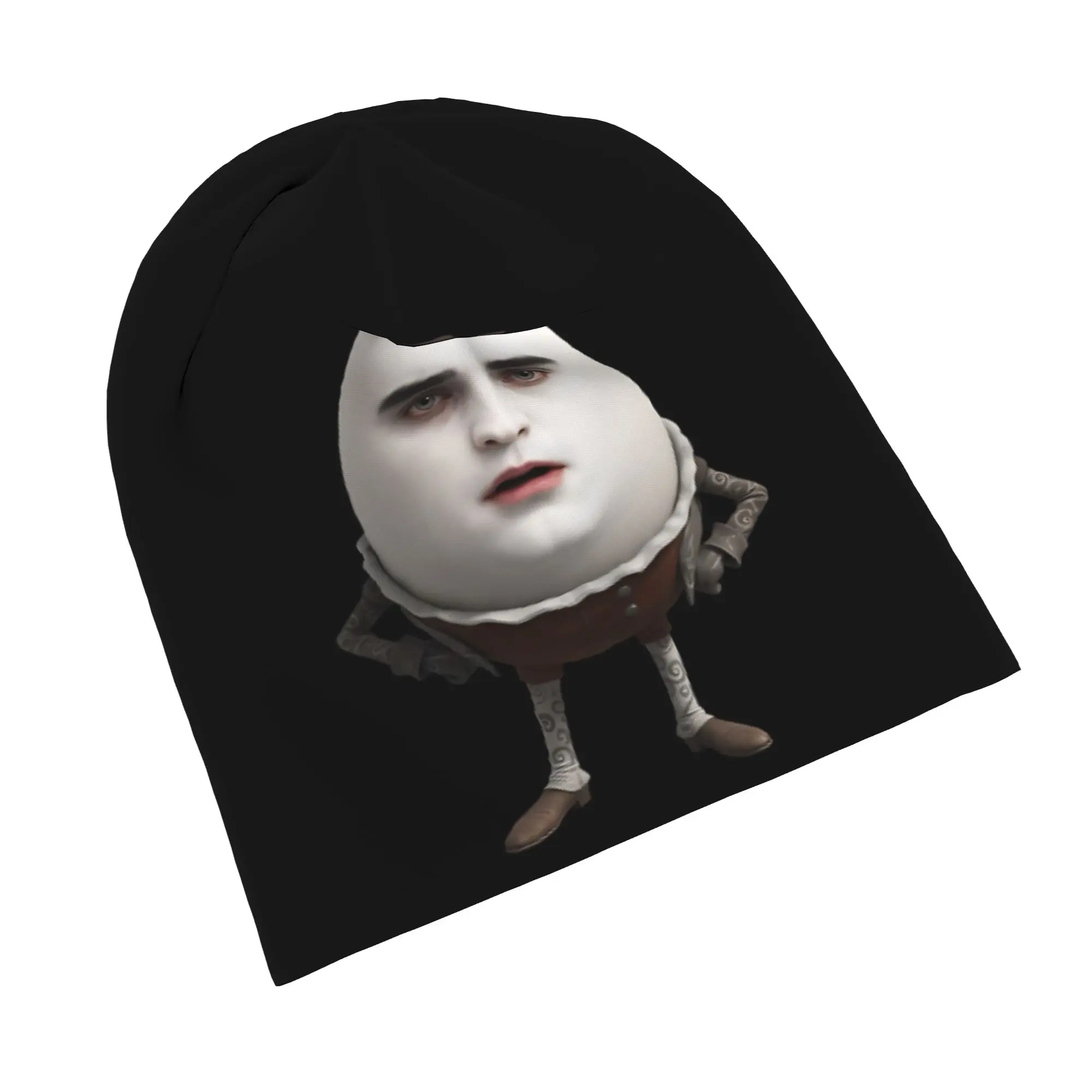 Funny Eggward Twilight Edward Cullen Meme Bonnet Hats Goth Outdoor  Skullies Beanies Hat Unisex Spring Dual-use Cap