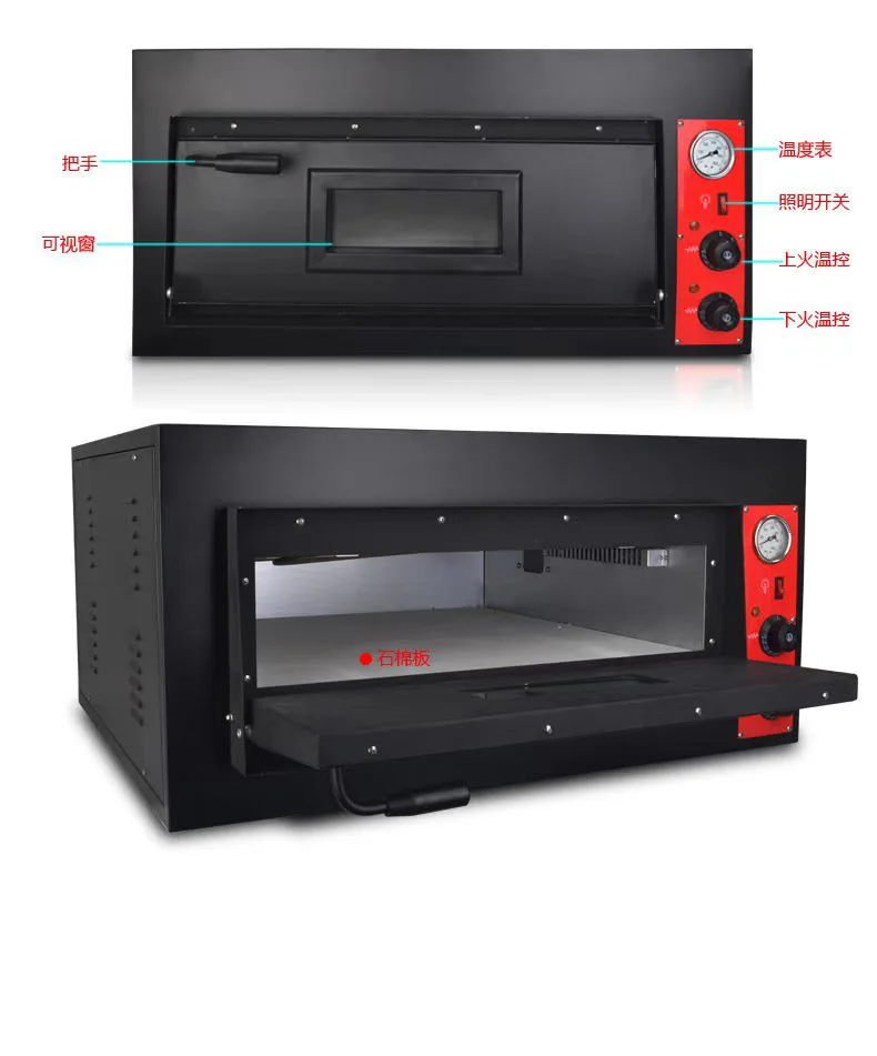 

Commercial Electric Pizza Ovens For Sale Baking Oven Pizza Maker Machine Pizza Oven With Rotating Stone